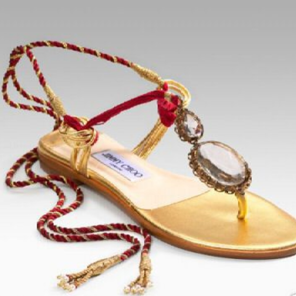 Jimmy Choo Lace-up Sandals